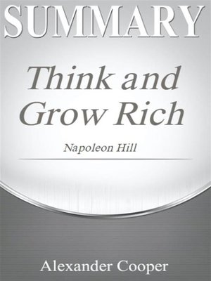 cover image of Summary of Think and Grow Rich
